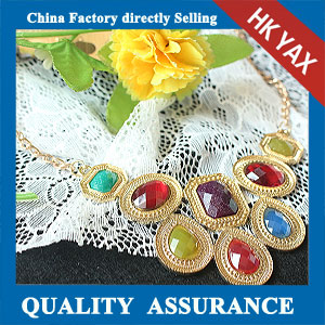 N131 colorful beaded necklace wholesale