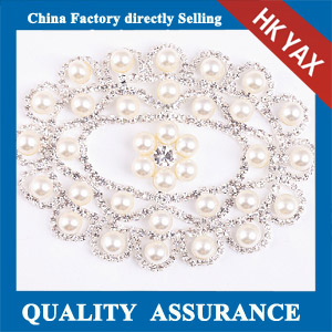 M311 Factory rhinestone pearl emebellishment