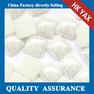 White square shape ceramic pearl