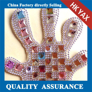 Yax-B018 High quality colorful rhinestone patches