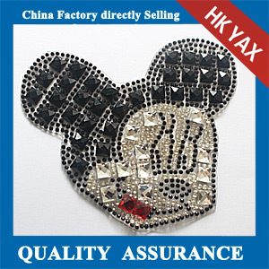 Yax-C013 China factory rhinestone patches