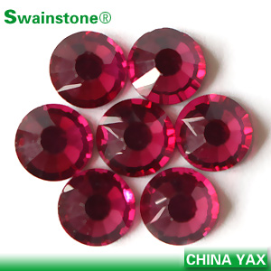 iron on rhinestone flatback Fuchsia swainstone