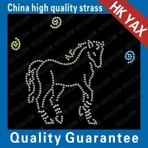 horse transfer rhinestone design