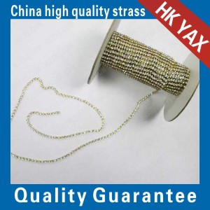 high quality cup chain rhinestone