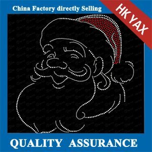 YAXS-9 Christmas Santa Rhinestone Transfer