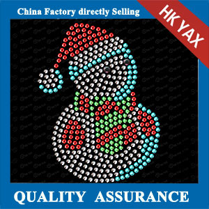 YAXS-24 Christams Snowman motif hot fix