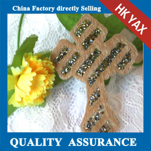 YAX-C049 China factory rhinestone patch