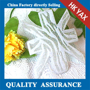 YAX-C053 crystal hot fix rhinestone patch