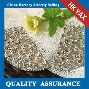 YAX-D033 Rhinestone Beaded Patches