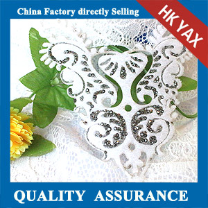 YAX-D027 Flower Rhinestone Patches