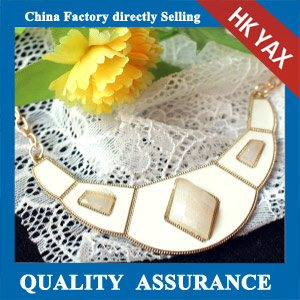 N138 Fashionable White chocker necklace wholesale