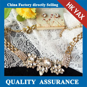 N162 shiny crystal rhinestone necklace china sale