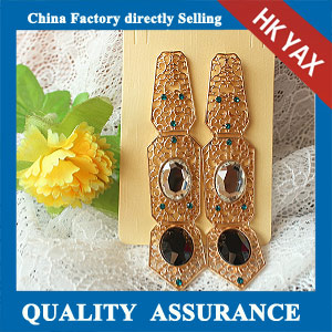 N502 Big stone chunky earrings wholesale