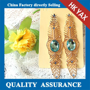 N535 New fashion long beads earrings