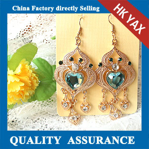 N548 girls earring heart shape wholesale