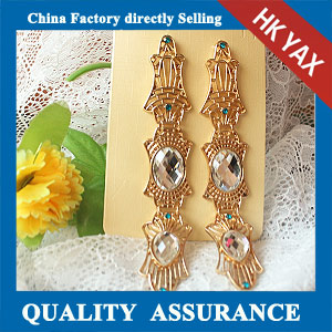 N536 double beads earrings jiggly