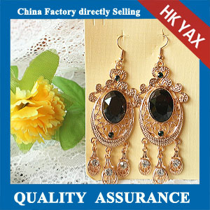 N538 black earrings fashion design china supplier