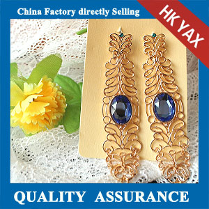 N540 blue earrings women design china manufacuture