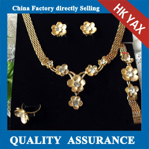 N002 Flower neckelace set china supplier