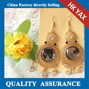N529 dangling round earrings china factory