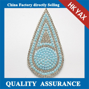 Yax-C018 Teardrop shape rhinestone patches