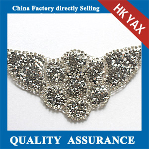 Yax-C025 shoes ornament shape rhinestone patches