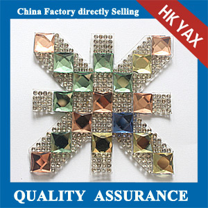 Yax-C030 Rice-based shape rhinestone patches