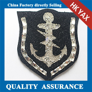 Yax-C036 shield with villus   rhinestone patches