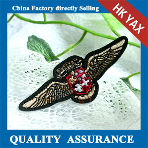 customized embroidery eagle patch for logo 